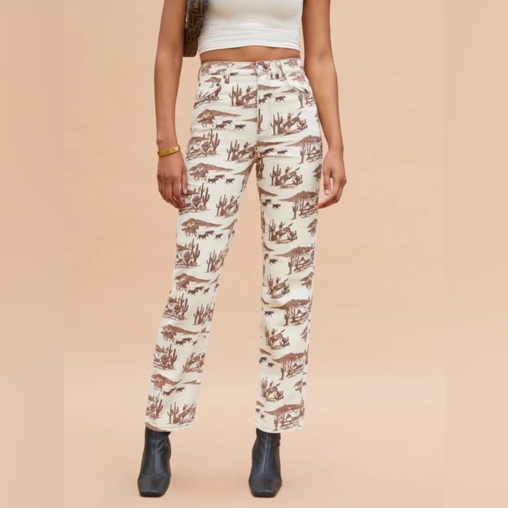 Reformation Sonora High Rise Straight Jeans